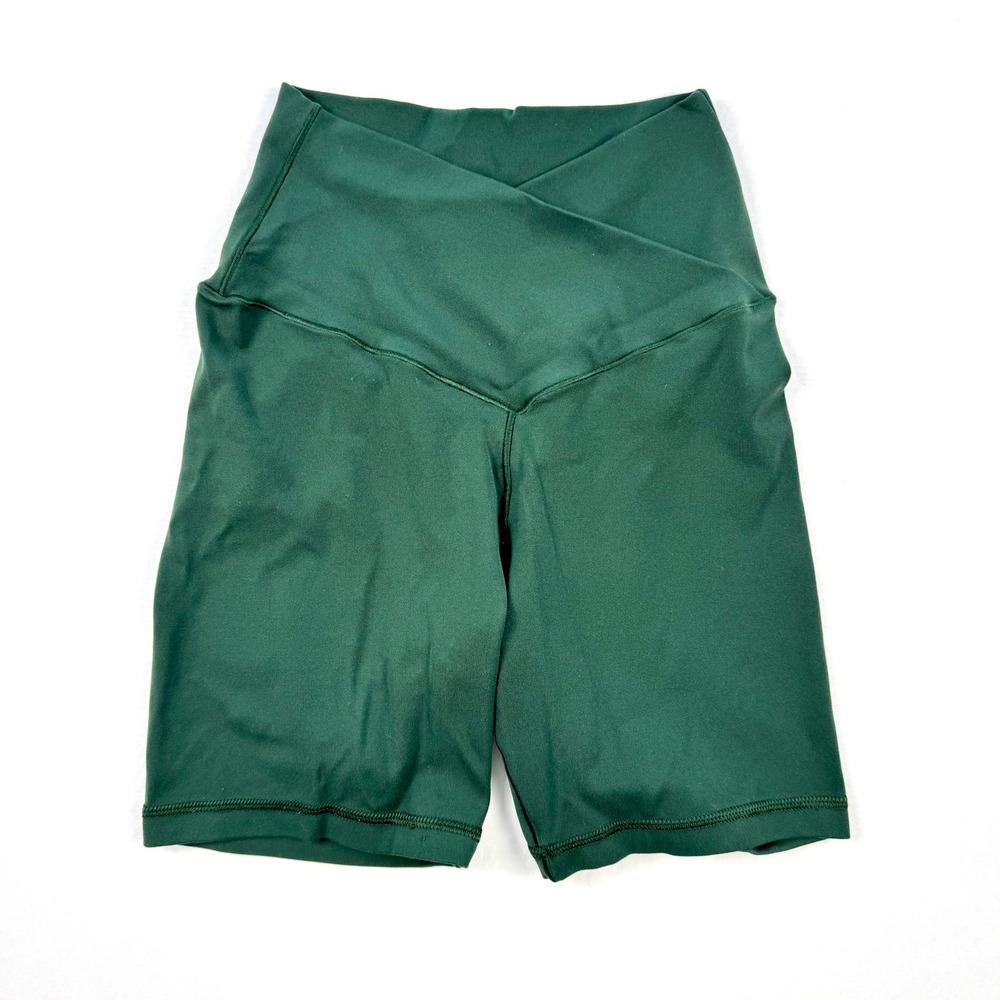 Aerie Green Bike Shorts